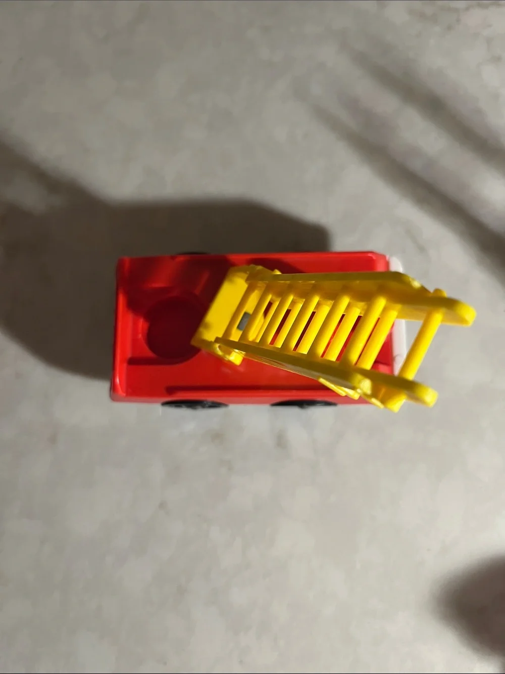 Vintage Fisher Price Little People Fireman & Fire Truck and Fire dog